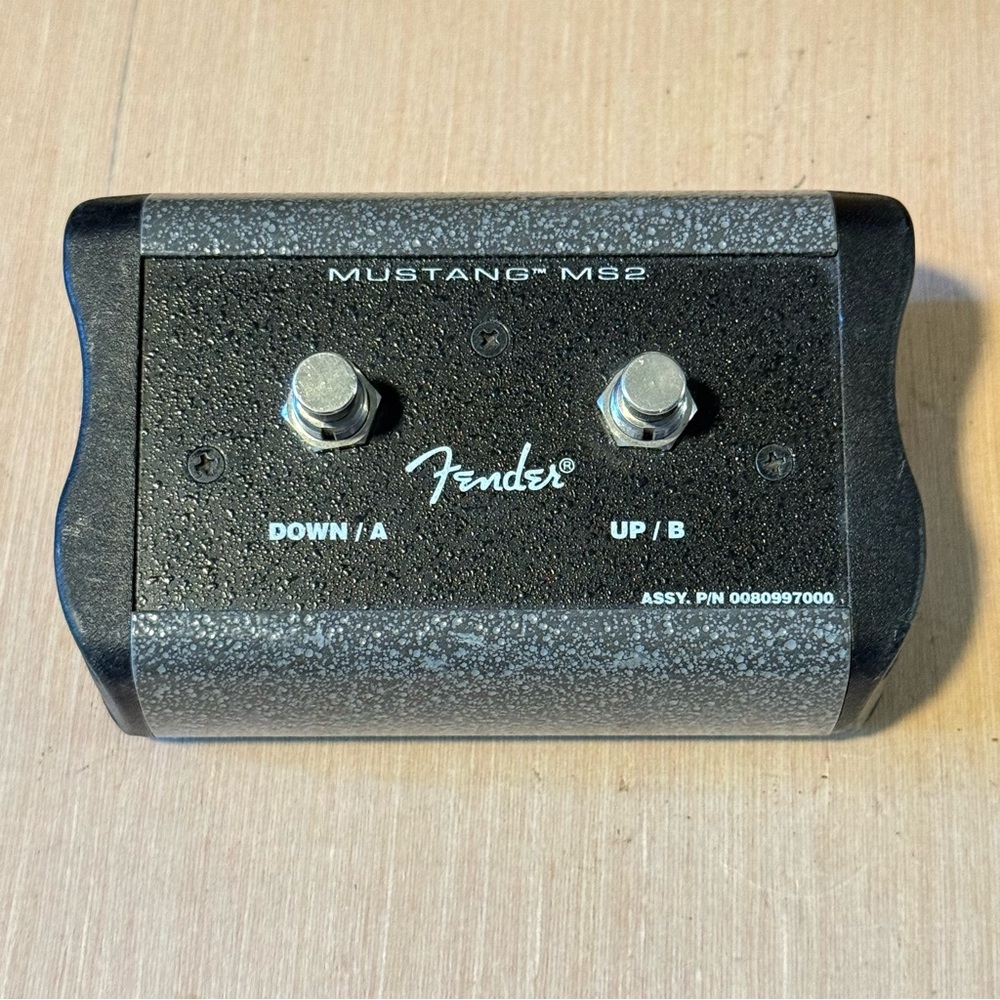 Fender Mustang Guitar Amp MS2 Foot Switch No Wires “UNTESTED”Read Info Below!